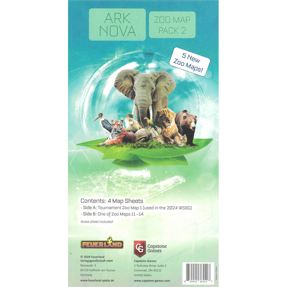 Ark Nova Map Pack #2 – House Rules Games