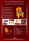 Dice Jail Chair & Dunce Hat