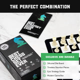 Best Chess Set Ever, 1x Travel Chess Set, Black Board