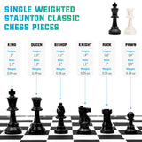 Best Chess Set Ever, 1x Travel Chess Set, Black Board