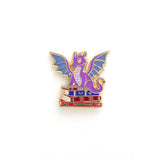 Dragon Fantasy Book Pin, Bookish Gifts, Fantasy Gifts