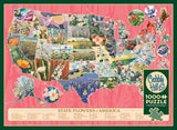 State Flowers of America 1000pc puzzle