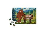 Bigfoot Country - Sasquatch Yeti Camping Wilderness Puzzle