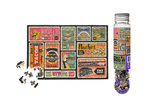 Food retro design for foodies