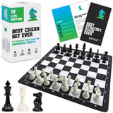 Best Chess Set Ever, 1x Travel Chess Set, Black Board