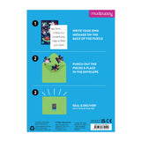Cosmic Party Greeting Card Puzzle