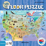 Map of the USA 48pc floor puzzle