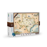 Texas State Map Jigsaw Puzzle - 1000-Pieces