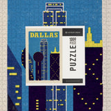 1000 PIECE PUZZLE Dallas, Texas, Woodblock