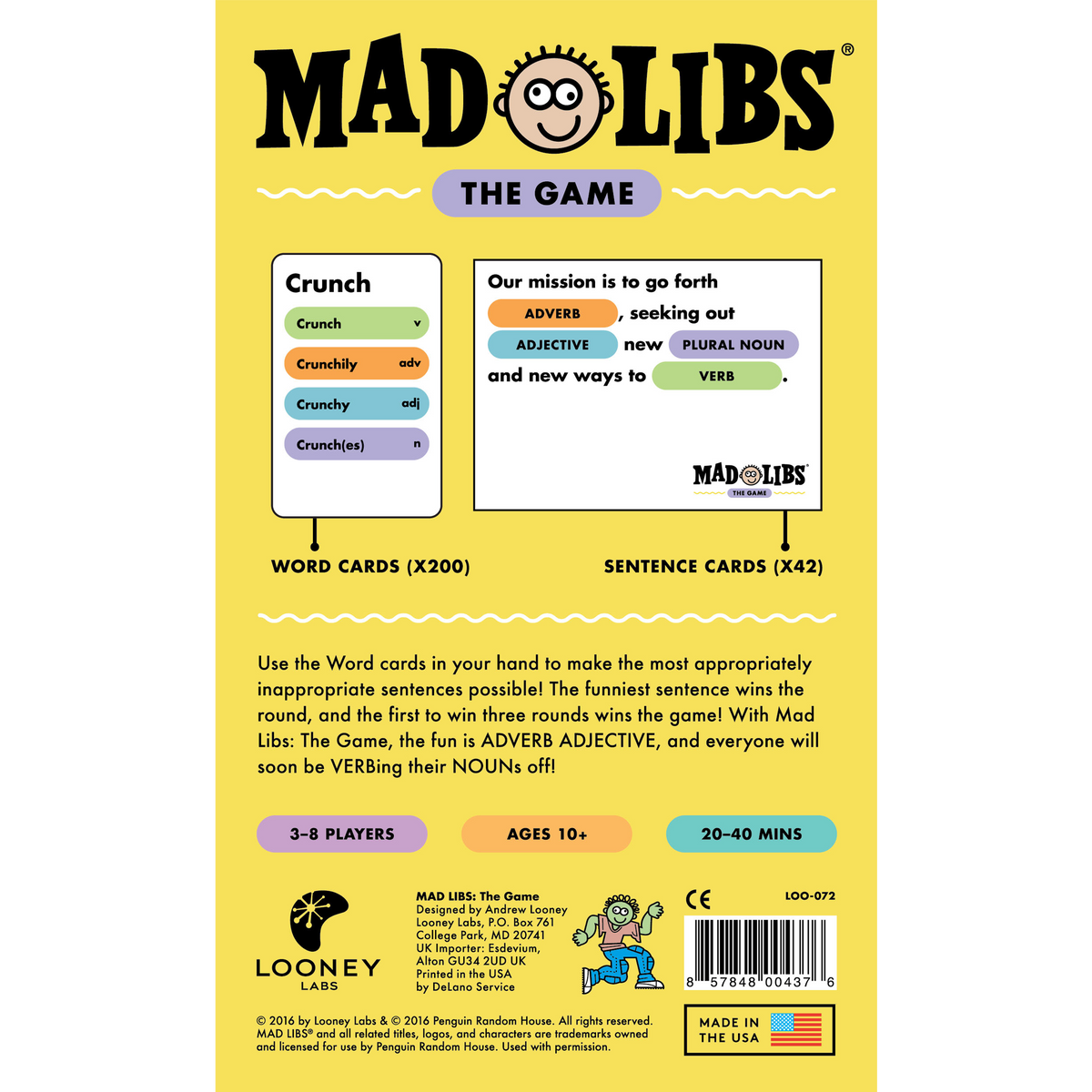 Mad Libs: The Game – House Rules Games