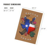 1000 PIECE PUZZLE Dallas, Texas, State Treasure Trove