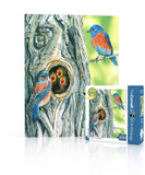 Western Bluebird Mini - 100 Piece Mini Puzzle