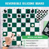 Best Chess Set Ever, 3x Tournament Set, Double-Sided Board