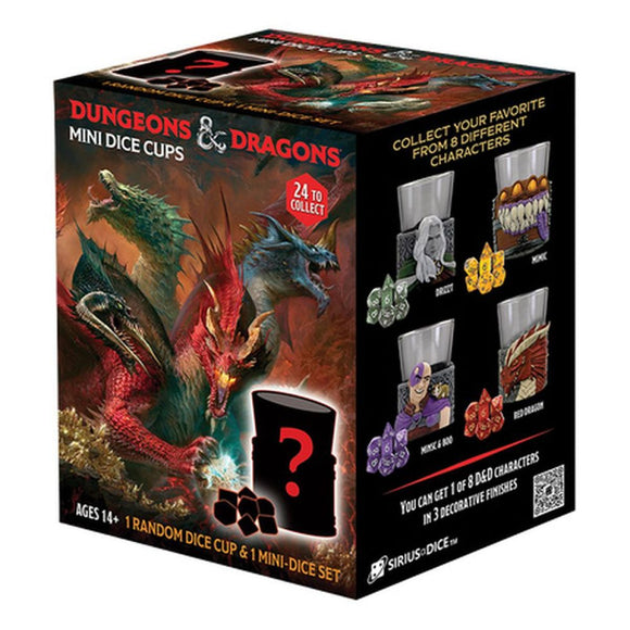D&D Shot Glass + Mini Dice Mystery Set