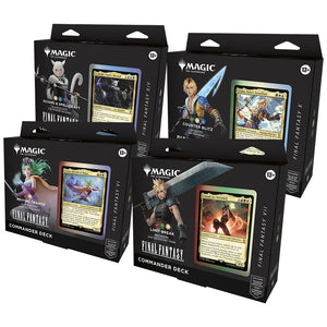 Final Fantasy Commander Deck Display MTG