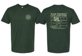 "Friendly Local Game Store" House Rules Shop T-Shirt