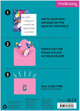 Unicorn Party Greeting Card Puzzle