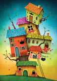 Fairy Tale Houses 1000pc Enjoy Puzzle