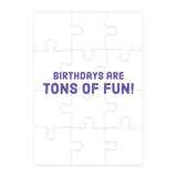 Construction Site Birthday Greeting Card Puzzle