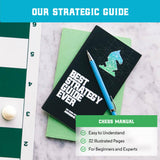 Best Chess Set Ever, 3x Tournament Set, Double-Sided Board