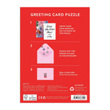 Paws for Love Greeting Card Puzzle