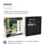 1000 PIECE PUZZLE Fort Worth, Texas, Retro Skyline Series
