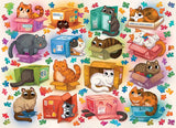 Cats vs Puzzles -1000pc-Puzzle