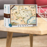 Texas State Map Jigsaw Puzzle - 1000-Pieces