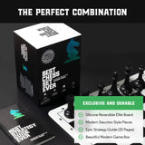 Best Chess Set Ever, 3x Tournament Set, Double-Sided Board
