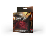 Dragon Storm Velvet Compartment Dice Bag: Red Dragon Scales