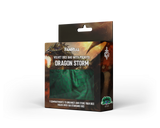 Dragon Storm Velvet Compartment Dice Bag Green Dragon Scales