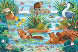 Beaver and Friends (35pc) Floor Puzzle - Ages 3+