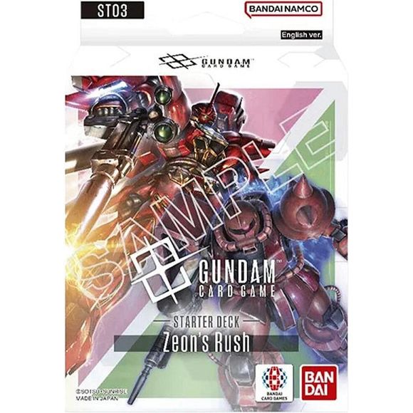 Gundam TCG Starter Deck ST03 Zeon's Rush