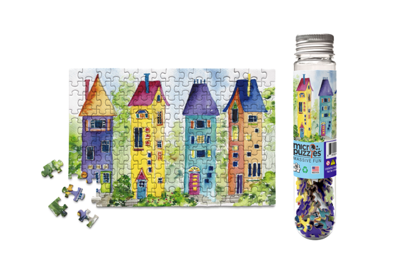 Gnome Homes Mini Jigsaw Puzzle Unique Gift Mother's Day