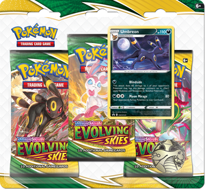 Pokémon TCG: Sword & Shield—Evolving Skies Three-Booster Blister