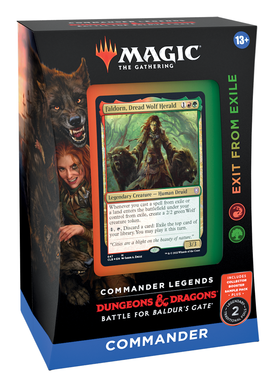 MTG: Commander Legends: Battle for Baldur's Gate Commander Deck – House  Rules Games