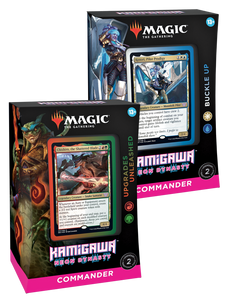 mtg neo commander decks MTG: Kamigawa: Neon Dynasty Commander Set – House Rules Games