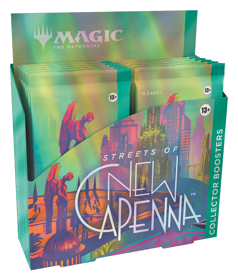 mtg streets of new capenna draft booster box MTG: Streets of New Capenna Collector Booster Box – House Rules Games