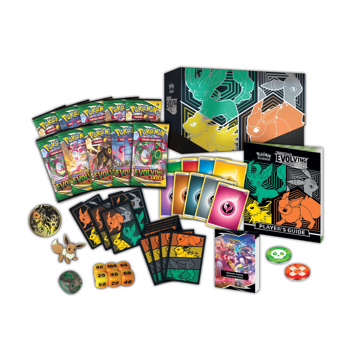 Pokémon TCG: Sword & Shield—Evolving Skies Elite Trainer Box – House Rules  Games