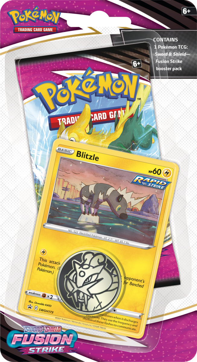 Pokémon TCG: Sword & Shield—Fusion Strike Single Pack Blister – House Rules  Games