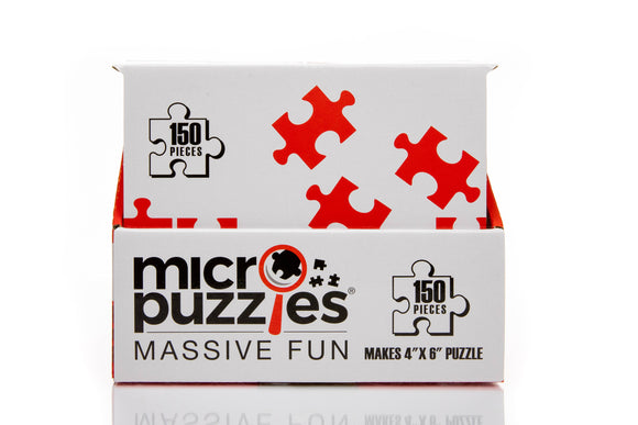 MicroPuzzles Branded Full Color Cardboard Display Holder Box