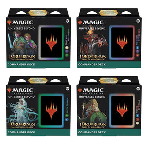 MTG Lord of the Rings Commander Deck Case (All 4)