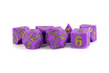 MDG Sharp Edge Silicon Rubber Dice 7ct Set