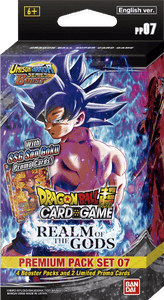 Dragon Ball Super: Realm of the Gods (B16) Premium Pack Set House Rules Games Dragon Ball Super: Realm of the Gods (B16) Premium Pack Set House Rules Games