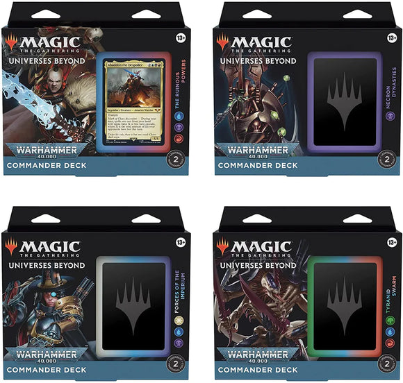mtg warhammer 40k commander cards 40,000 MTG Warhammer 40k EDH Deck: