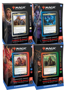 MTG: Commander Legends: Battle for Baldur's Gate Commander Set of 4 De – House Rules Games